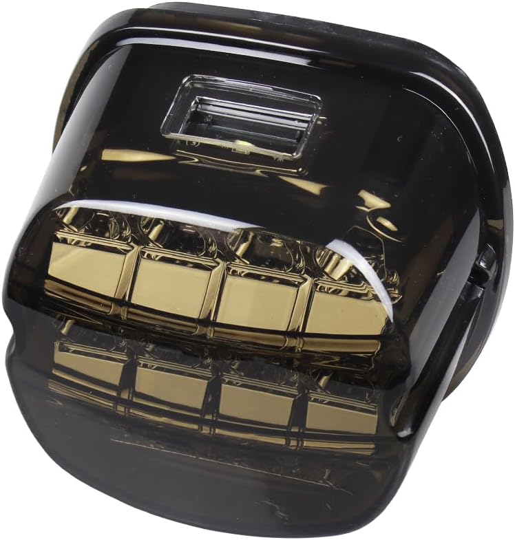 FACAILAHA Smoked Layback LED Tail Lights Assembly Motorcycle Brake Taillights Compatible with Harley Touring Road King Road Glide Dyna Electra Glide Street Bob Fat Bob Sportster Ultra Limited - Image 1